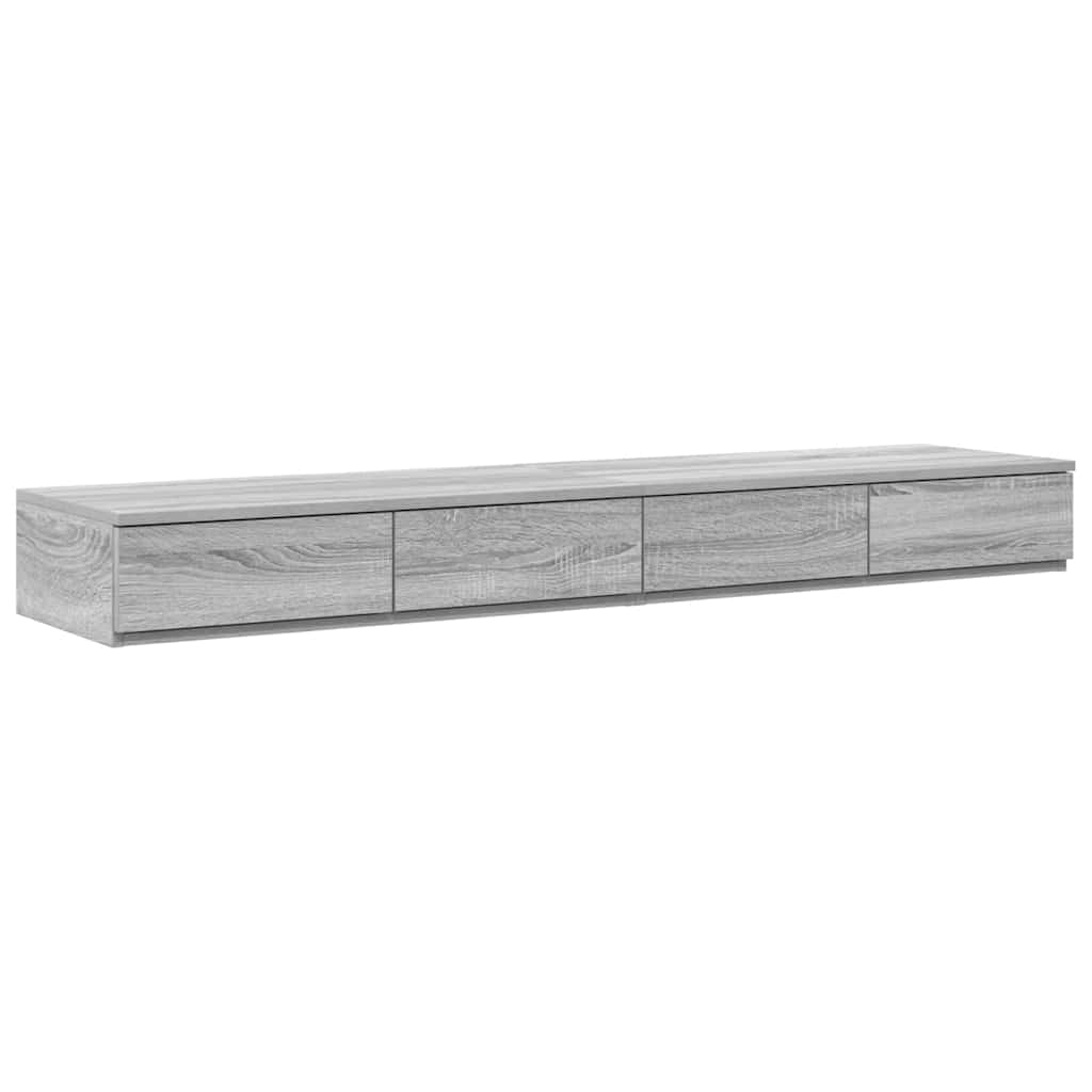 Bed Drawers Grey sonoma 150 x 36.5 x 16.5 cm Engineered wood